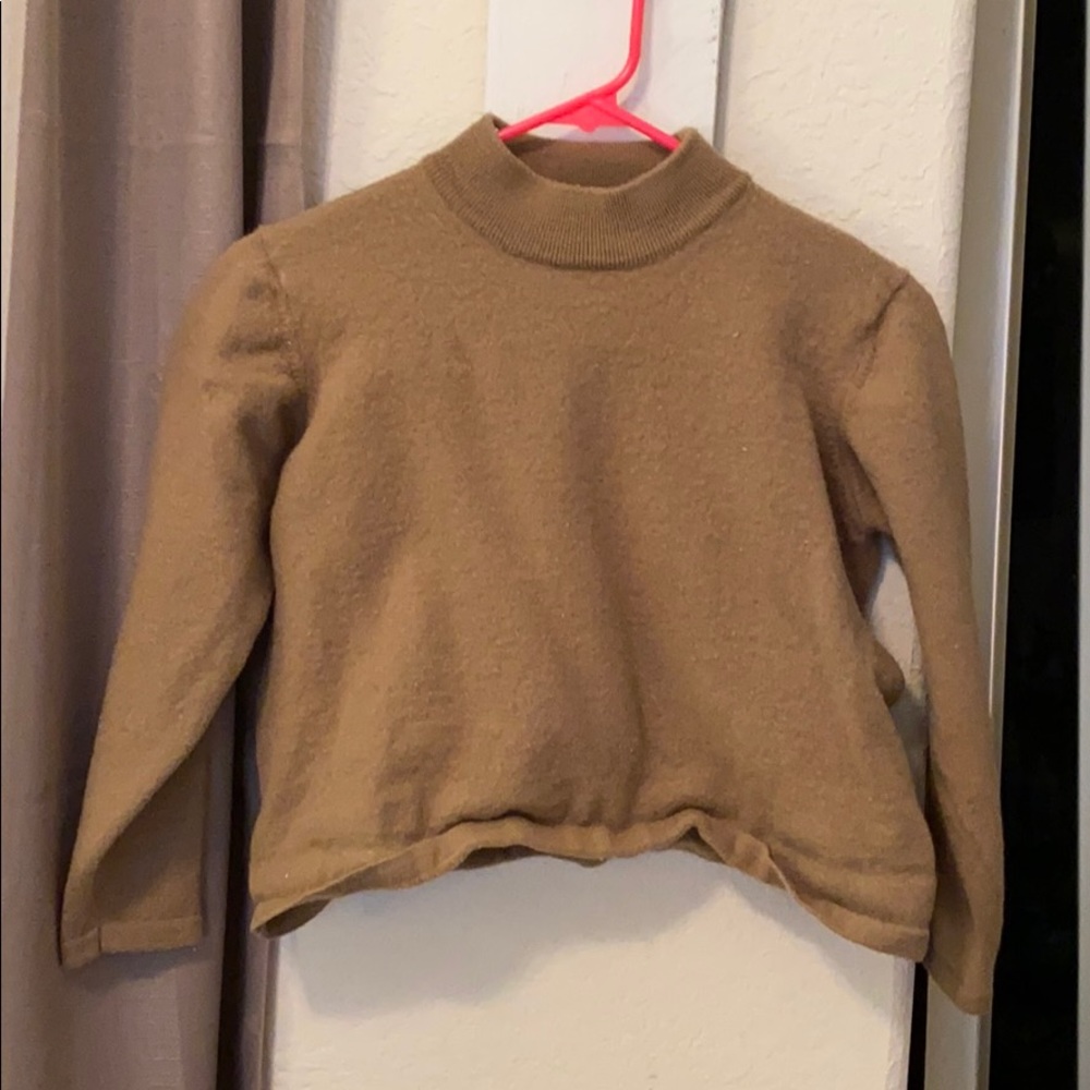 Crop sweater